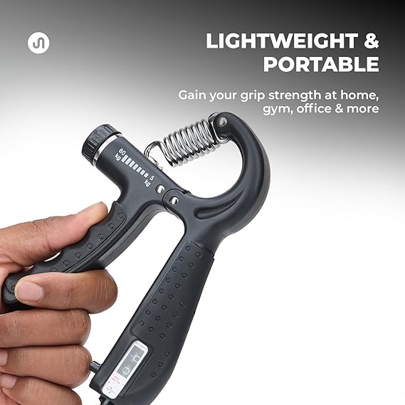 Hand Grip Strengthener for Forearm, Wrist & Finger Workout Fitness Equipment