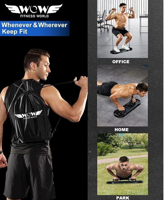 Pushup Board for Men and Women - Fitness Equipment for Home Gym - Push Up Bar Stand Exercise Equipment