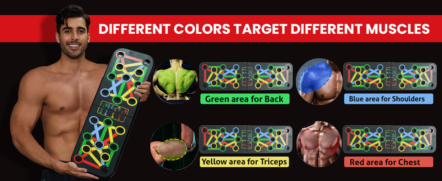 Pushup Board for Men and Women - Fitness Equipment for Home Gym - Push Up Bar Stand Exercise Equipment