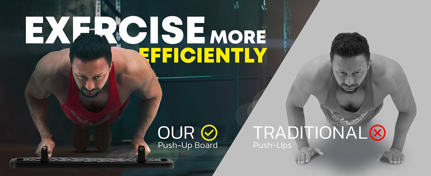 Pushup Board for Men and Women - Fitness Equipment for Home Gym - Push Up Bar Stand Exercise Equipment