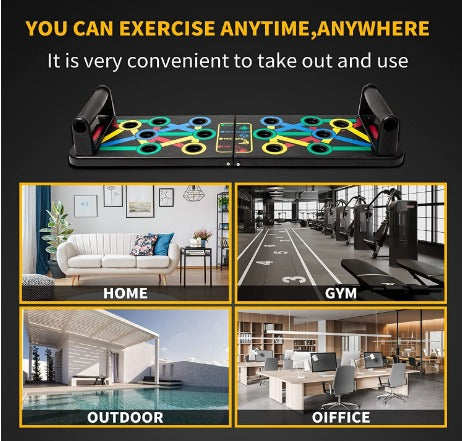 Pushup Board for Men and Women - Fitness Equipment for Home Gym - Push Up Bar Stand Exercise Equipment