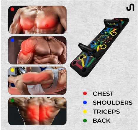 Pushup Board for Men and Women - Fitness Equipment for Home Gym - Push Up Bar Stand Exercise Equipment